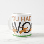 Woofで私がありました コーヒーマグカップ (正面左)