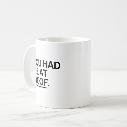 WOOFで私がありました コーヒーマグカップ (正面左)