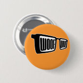 Woofのゴーグル 缶バッジ (正面&裏面)