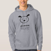 Woofの人の基本的なフード付きスウェットシャツで私がありました パーカ (正面)