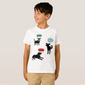 Woofの吠え声Arf Woooo Tシャツ (正面フル)