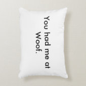 Woofの枕で私がありました アクセントクッション (正面(垂直))