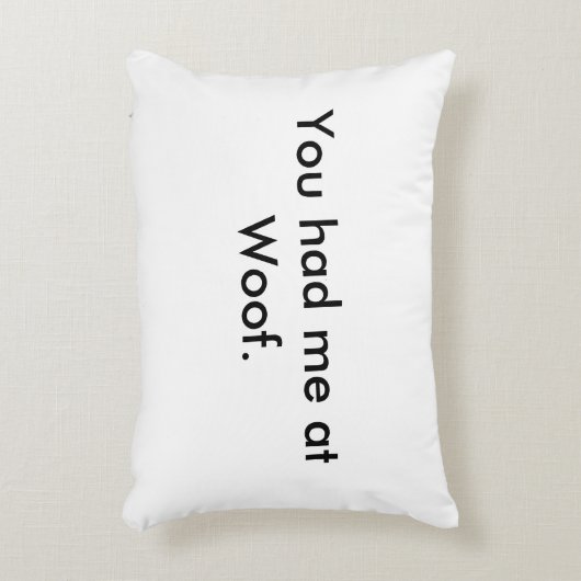 Woofの枕で私がありました アクセントクッション (正面(垂直))