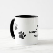 woofの歩行! マグカップ (正面左)