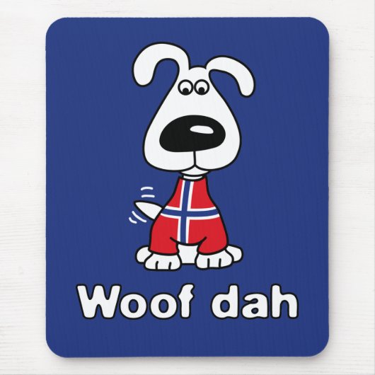 WoofのDahのマウスパッド マウスパッド (正面)