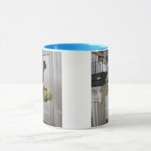 Woof及び猫の鳴き声 マグカップ (中央)