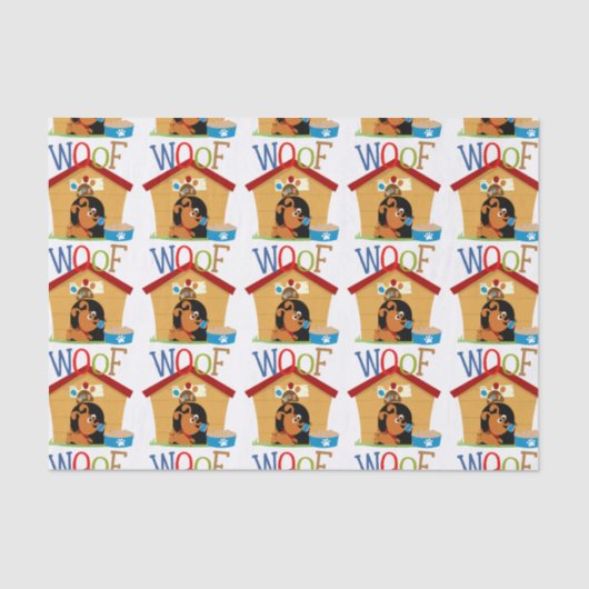 Woof犬 薄葉紙 (正面)