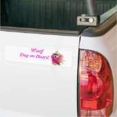 Woof、コレクションの郵便はがき、カード、バッジ、バンパー バンパーステッカー (トラック上)