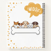 WOOF” ドッグ・スクワッド ノートブック (裏面)