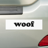 WOOF バンパーステッカー (車上)