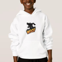 Woof Dog イラスト ボーイズパーカー