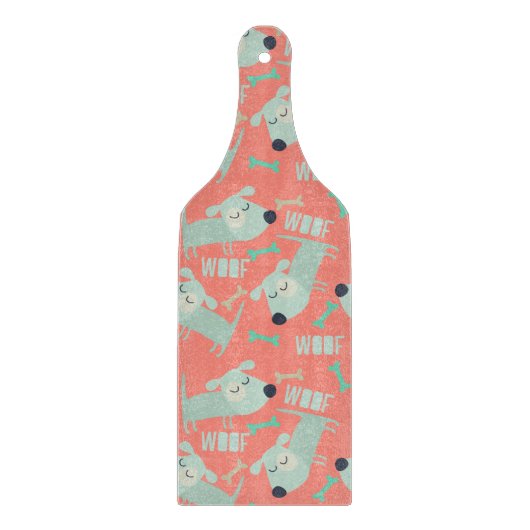 Woof Dogs and Bones カッティングボード (正面)