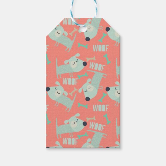 Woof Dogs and Bones ギフトタグ (正面)