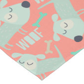 Woof Dogs and Bones ショートテーブルランナー (コーナー)