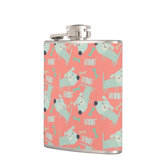 Woof Dogs and Bones フラスク (左)