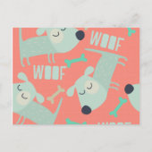 Woof Dogs and Bones ポストカード (正面)