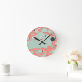 Woof Dogs and Bones ラウンド壁時計 (ホーム)