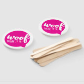 Woof there it - K9引用文有名な犬の引用文Sas ハンドファン (組立なし)