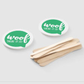 Woof there it - K9引用文有名な犬の引用文Sas ハンドファン (組立なし)