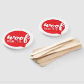 Woof there it - K9引用文有名な犬の引用文Sas ハンドファン (組立なし)