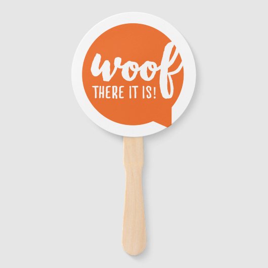 Woof there it - K9引用文有名な犬の引用文Sas ハンドファン (正面)