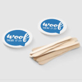 Woof there it - K9引用文有名な犬の引用文Sas ハンドファン (組立なし)