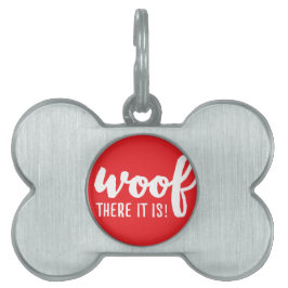 Woof there it - K9引用文有名な犬の引用文Sas ペットネームタグ