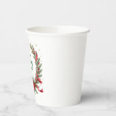 Woof Woof Christmas Paper Cup - Customizable Text  紙コップ (左)