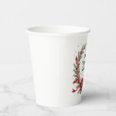 Woof Woof Christmas Paper Cup - Customizable Text  紙コップ (右)