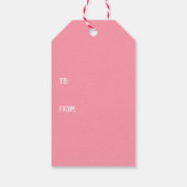 Woof You Be Mine Dog顔 ギフトタグ (裏面)