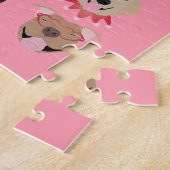 Woof You Be Mine Dog顔 ジグソーパズル (側面)