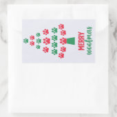 Woofmasメリーステッカー 長方形シール (バッグ)