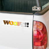 WOOFS!! バンパーステッカー (トラック上)