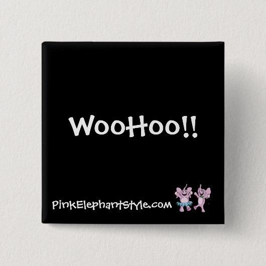 WooHooボタン 缶バッジ (正面)