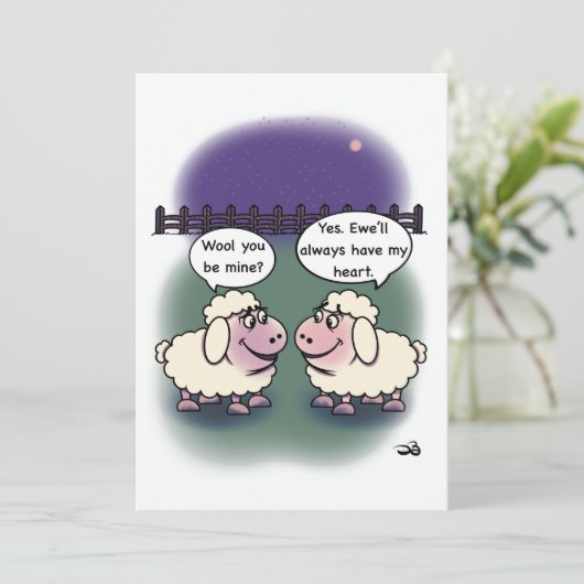 Wool Flat Card カード (スタンド正面)