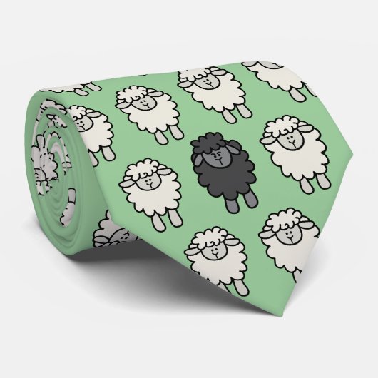 WoolaおよびSheepehの漫画のヒツジのタイ ネクタイ (ロール)