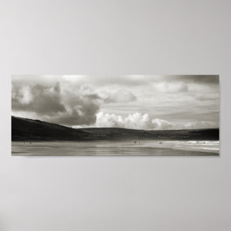 Woolacombeビーチ（英国デボン） ポスター