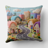 Woolen Village  クッション (裏面)