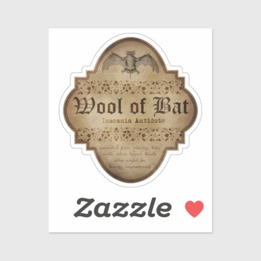 Woolf of Bat Apothecary DC シール (シート)