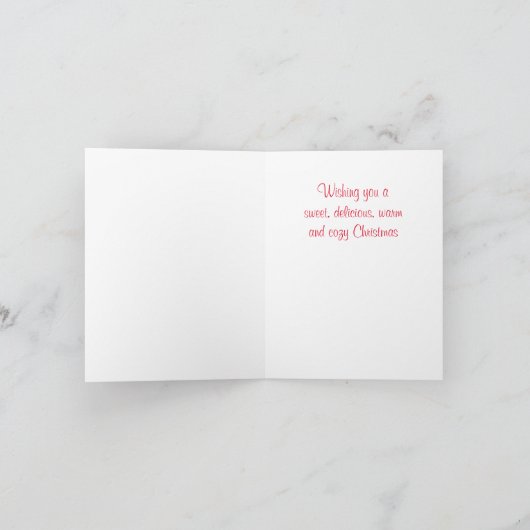 WOOLIE GINGERBREADクリスマスノートカード シーズンカード (内部)