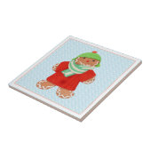 WOOLIE GINGERBREAD 4.25x4.25セラミックタイル+雪 タイル (側面)