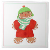 WOOLIE GINGERBREAD 6x6セラミックタイル タイル (正面)