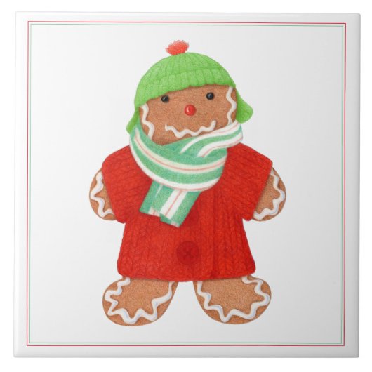 WOOLIE GINGERBREAD 6x6セラミックタイル タイル (正面)