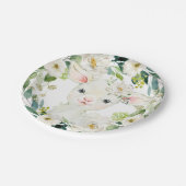 Woolie Lambert 7"デザートプレート – ベビーシャワー ペーパープレート (アングル)