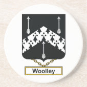 Woolleyの家紋 コースター (正面)