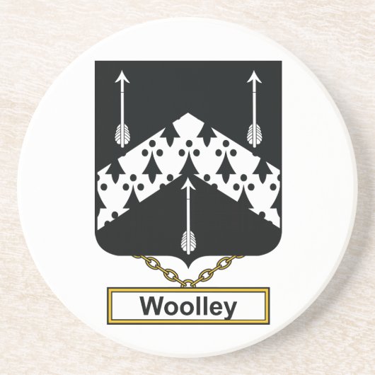 Woolleyの家紋 コースター (正面)
