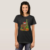 Woolly  Xmas Holiday Santa Woolly Christmas Tree Tシャツ (正面フル)