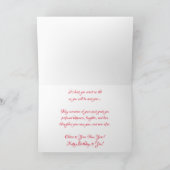 "WOOLWORTH Sidewalk"誕生日カード カード (内部)