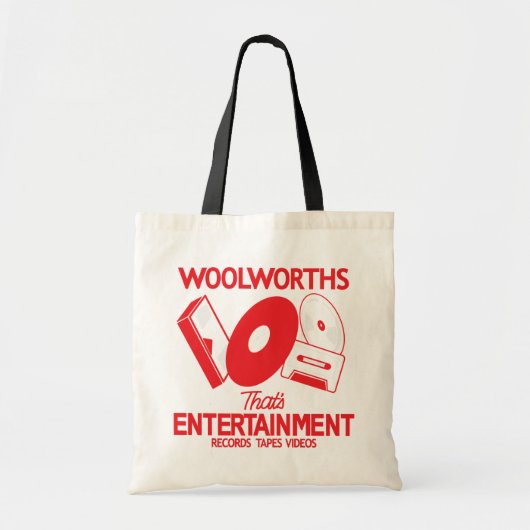 WOOLWORTHS entertainment - トートバッグ (正面)