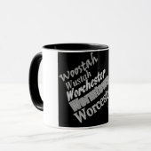 Woostah Wormtownウスター(MA)のマグ マグカップ (正面左)